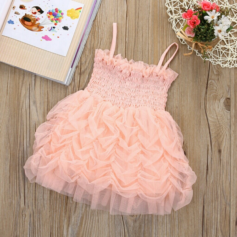 ☆HOST PICK☆ NWT Girls Baby Pink Tulle Dress